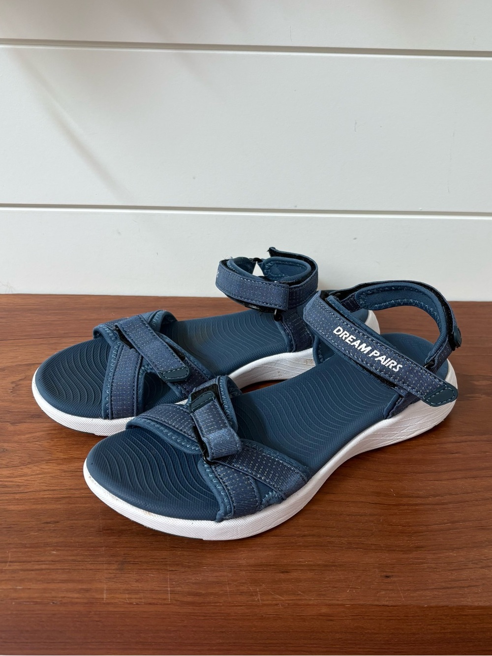 Dream Pairs Women's Blue Sport Athletic Water Hiking Outdoor Sandals Shoes 7.5